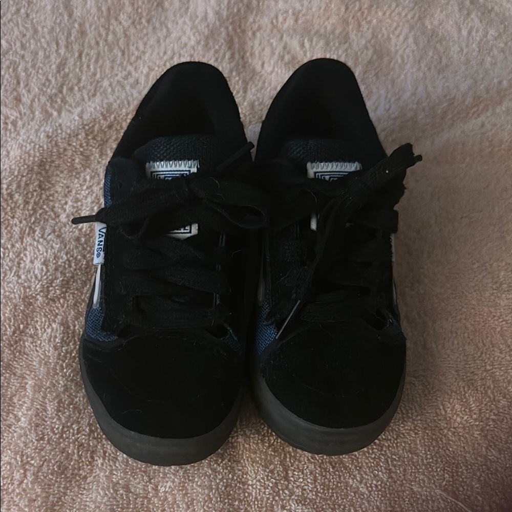 Vans Kids Black Suede Sneakers